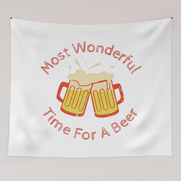 Item preview, Most Wonderful Time For A Beer designed and sold by Pun Intended.