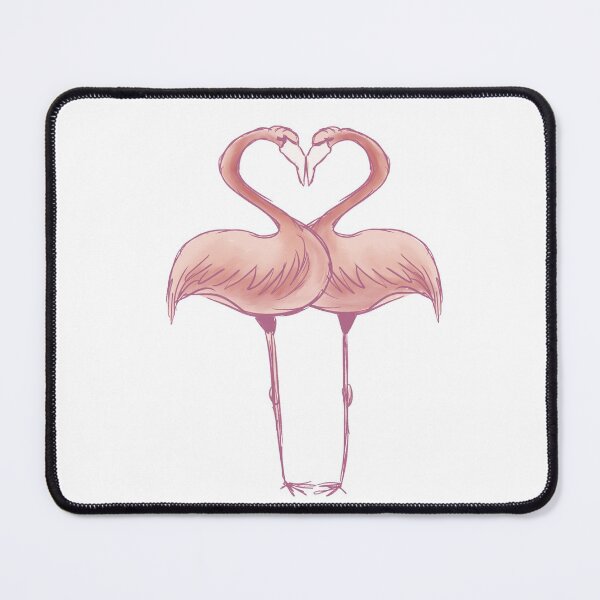 Item preview, Flamingo love designed and sold by happyfox.