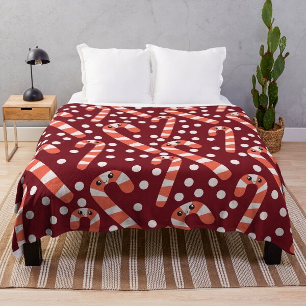 Item preview, Kawaii Candy Cane Pattern Red designed and sold by racharanha.