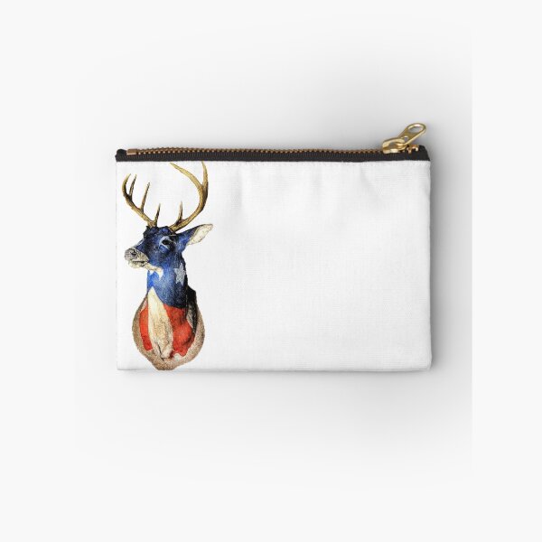 Item preview, American Deer Head Red White and Blue designed and sold by Michael Garber.