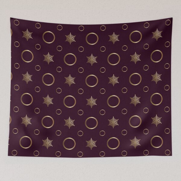Item preview, Merry Christmas Dark Violet Gold Ideas 2022 designed and sold by Ross-Sergey.