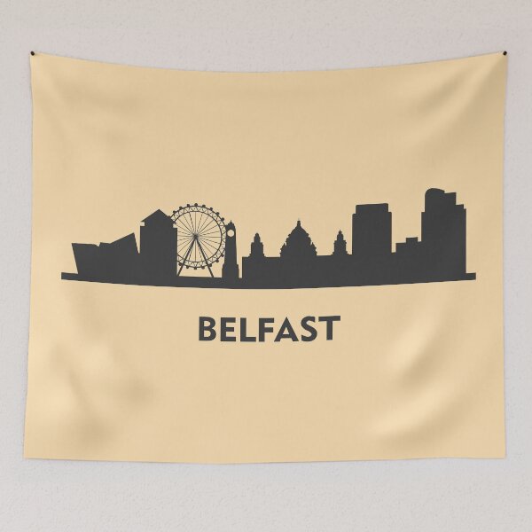 Item preview, United Kingdom - Great Britain Cities - Belfast City Skyline designed and sold by RetComly.