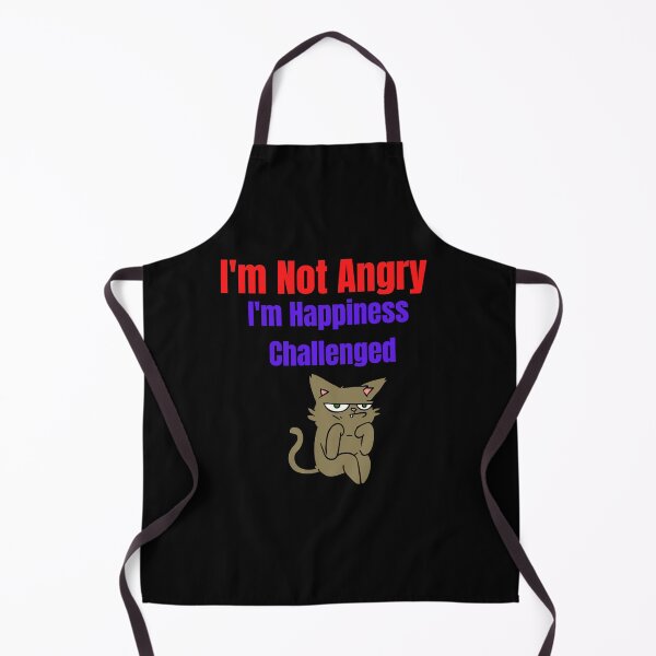 Item preview, I'm not angry, I'm Happiness Challenged designed and sold by Peter Stawicki.
