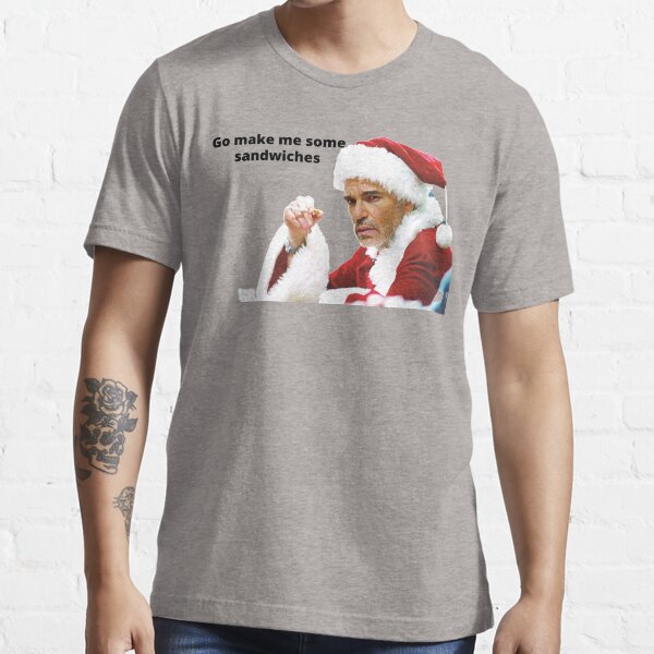 Bad santa t shirt discount