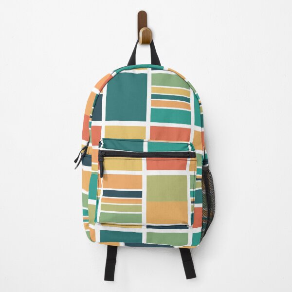 Item preview, Repeating rectangles pattern in greens, yellows and oranges. designed and sold by PaulArden.