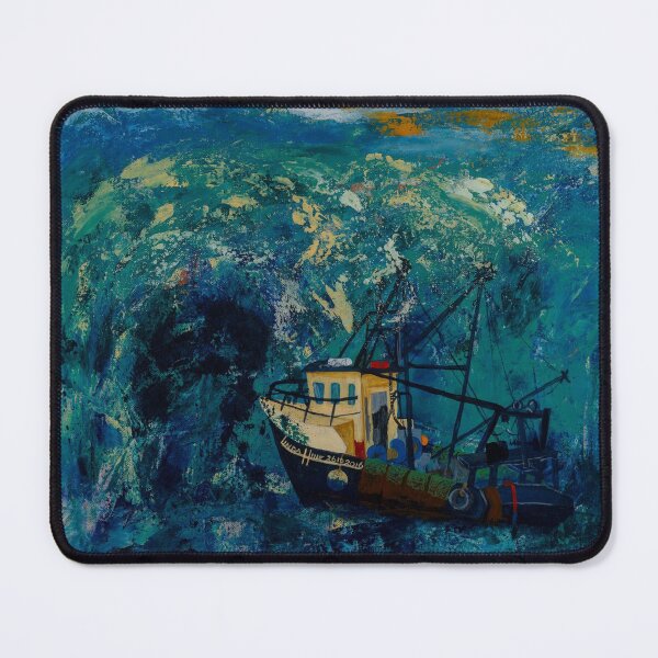 Item preview, Boat in Trouble designed and sold by lindahineart.