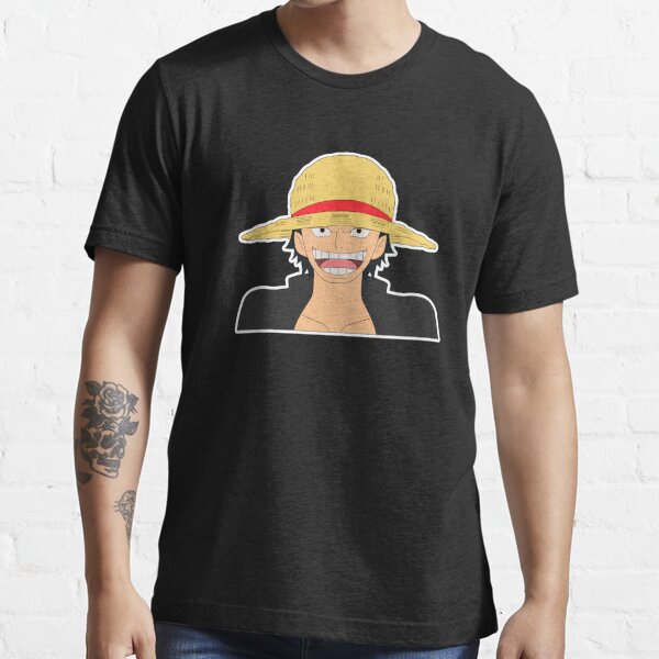 Monkey D. Luffy T-shirt Straw hat One Piece, T-shirt, hat, piracy, wood png