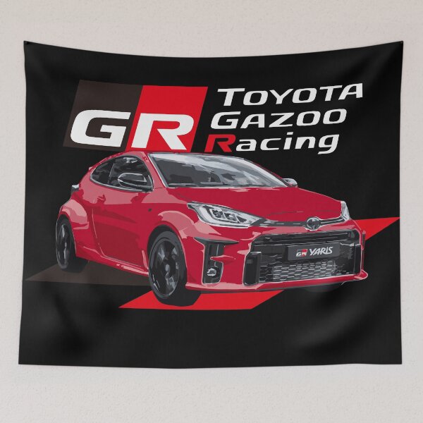 Item preview, TOYOTA GR YARIS - gazoo racing Scarlet Flare designed and sold by cowtownCOWBOY.