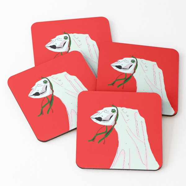 Item preview, Mari Lwyd Red designed and sold by Bunifah.