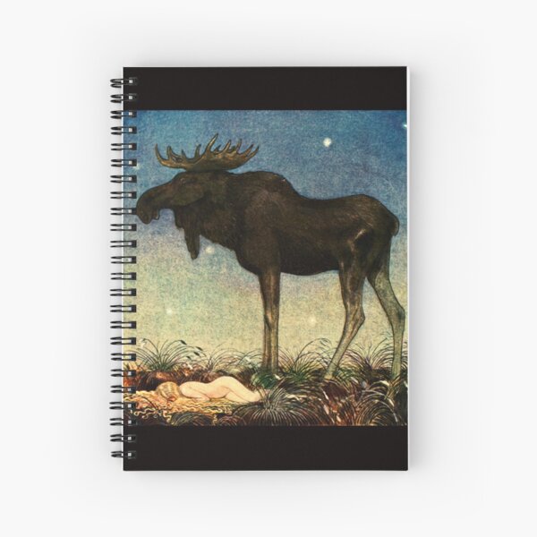 Item preview, Little Princess and the Elk - John Bauer designed and sold by RPGHaven.