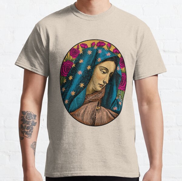 Nuestra Señora De Guadalupe Hispanic Regilious Catholic Mens T-shirt 