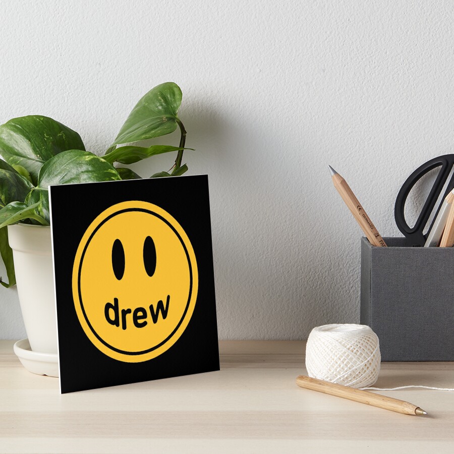 "Drew Happy Face Merchandise" Art Board Print by Artwork51 | Redbubble