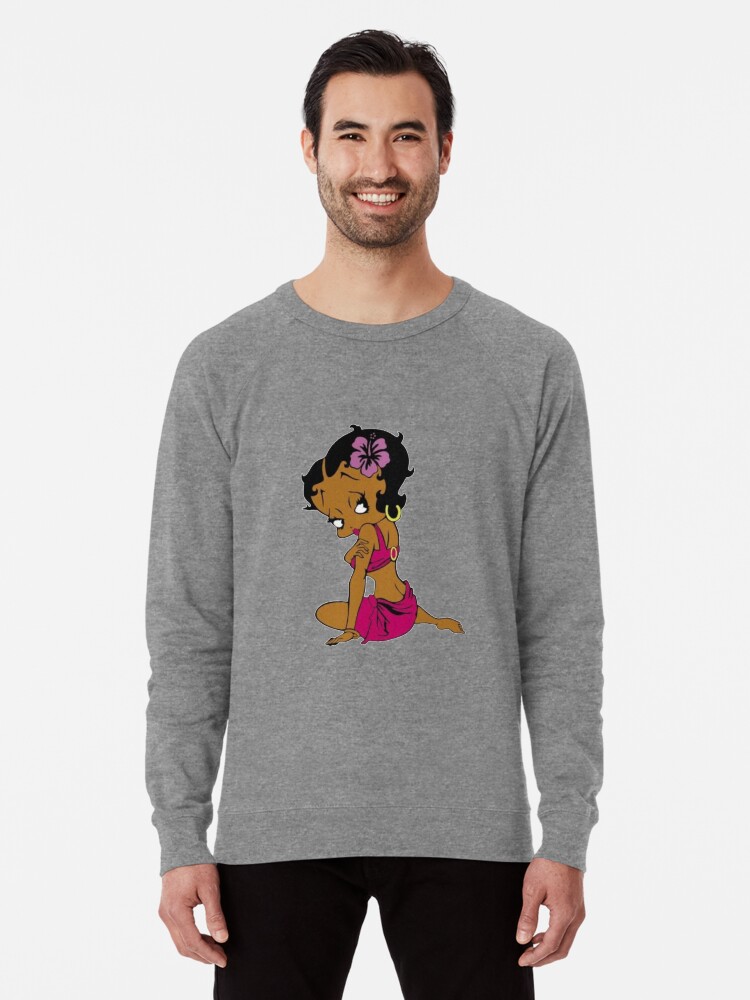 betty boop grey sweatshirt