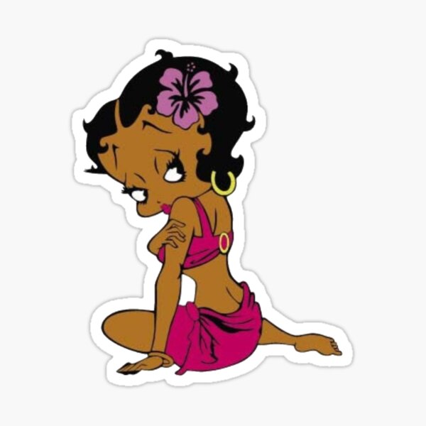 Black Betty Boop Stickers for Sale