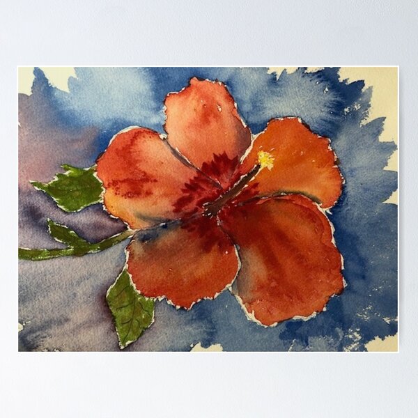 Hibiscus Flower Poster