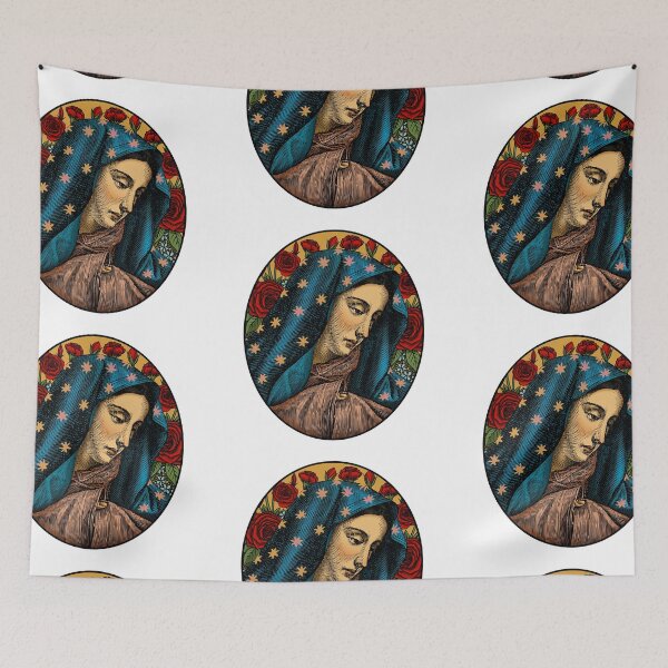 Item preview, The Virgin Of Guadalupe Red Roses designed and sold by vagonart.