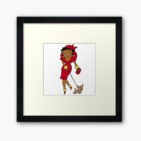 Betty Boop Model of Moxie Framed Art Print