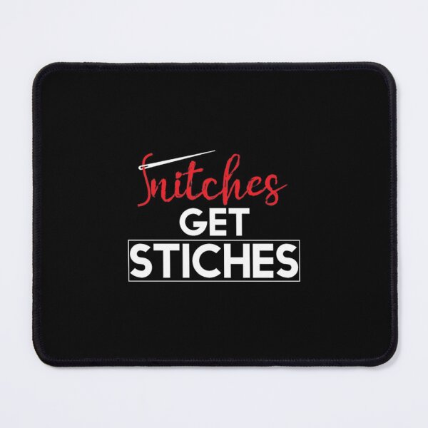 Item preview, Snitches Get Stitches - Funny Christmas Premium designed and sold by Zyphrost ★★★★★ (✔).