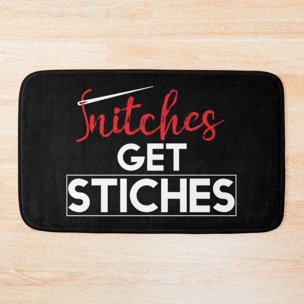 Item preview, Snitches Get Stitches - Funny Christmas Premium designed and sold by Zyphrost ★★★★★ (✔).