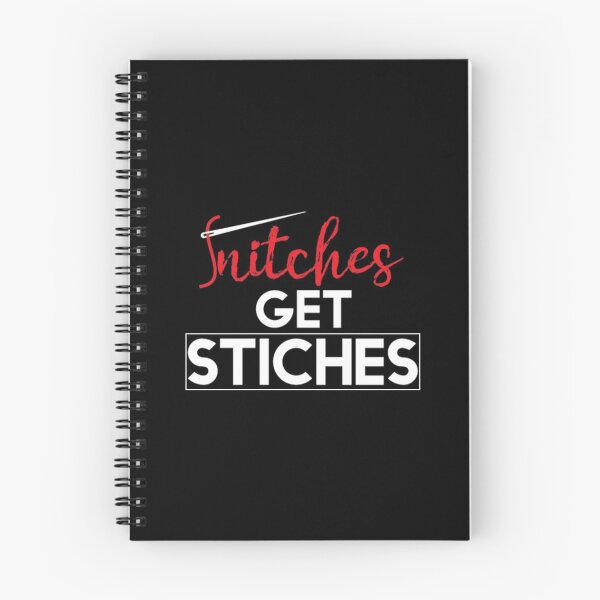 Item preview, Snitches Get Stitches - Funny Christmas Premium designed and sold by Zyphrost ★★★★★ (✔).