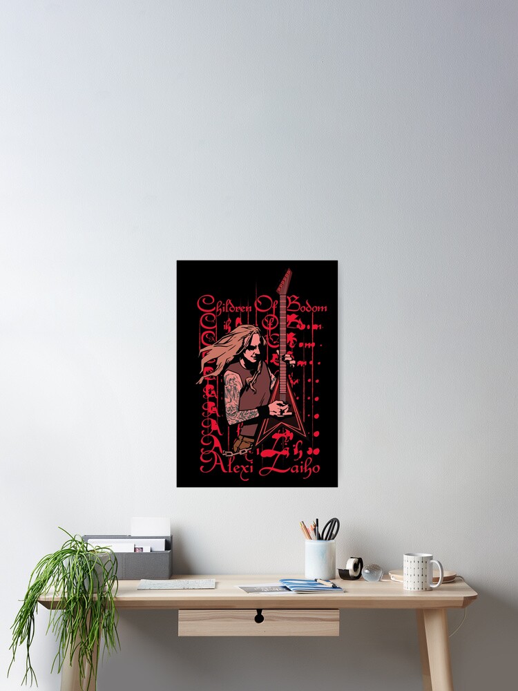 Thumbnail 2 of 3, Poster, Alexi Laiho t-shirt designed and sold by mevvo.