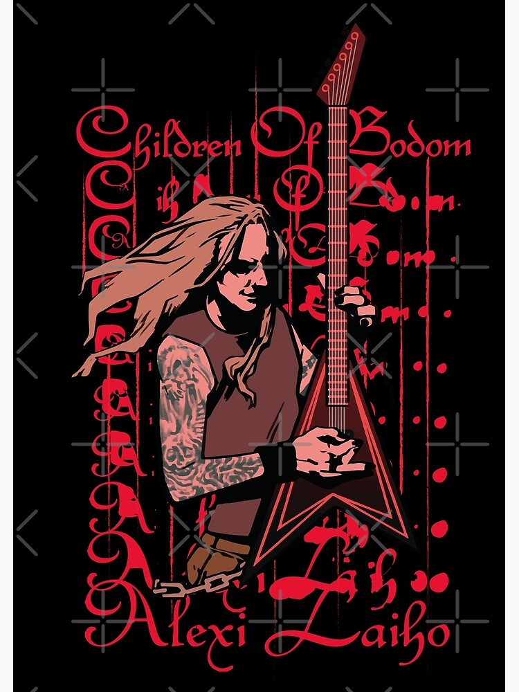 Thumbnail 3 of 3, Poster, Alexi Laiho t-shirt designed and sold by mevvo.