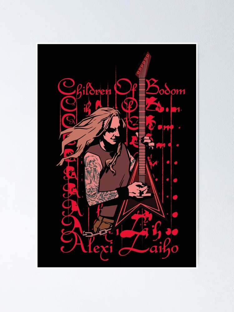 Thumbnail 1 of 3, Poster, Alexi Laiho t-shirt designed and sold by mevvo.