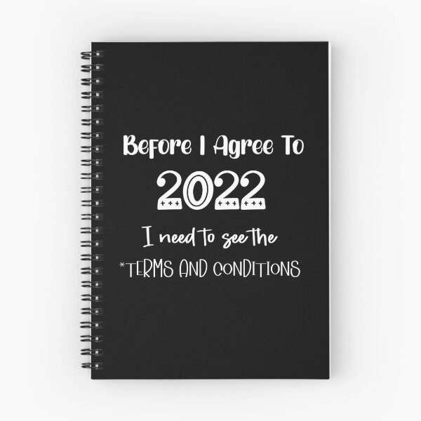 Item preview, 2022 Terms and Conditions (White) designed and sold by murkyswamp.