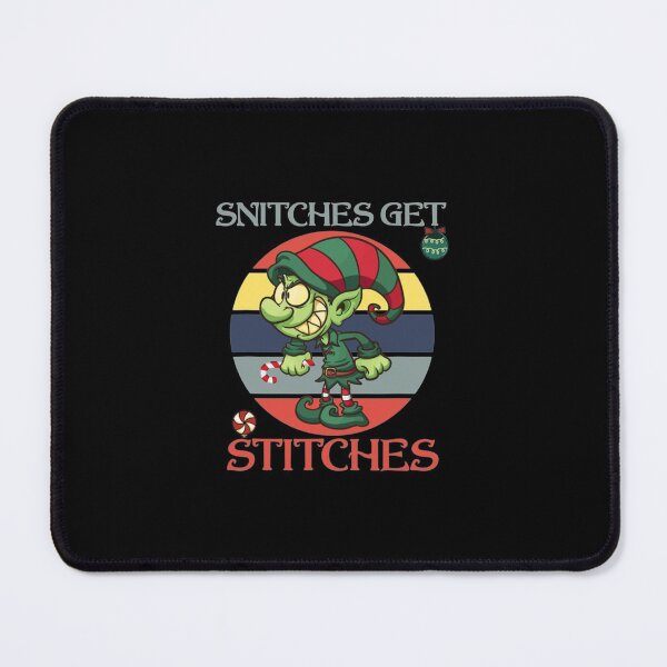 Item preview, Snitches Get Stitches - Funny Christmas Premium designed and sold by Zyphrost ★★★★★ (✔).