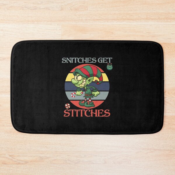 Item preview, Snitches Get Stitches - Funny Christmas Premium designed and sold by Zyphrost ★★★★★ (✔).