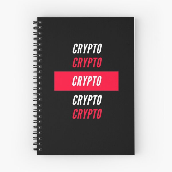 Item preview, Crypto classic simple red text Collector Crypto digital Cryptocurrency designed and sold by Bitcoin-Fashion.