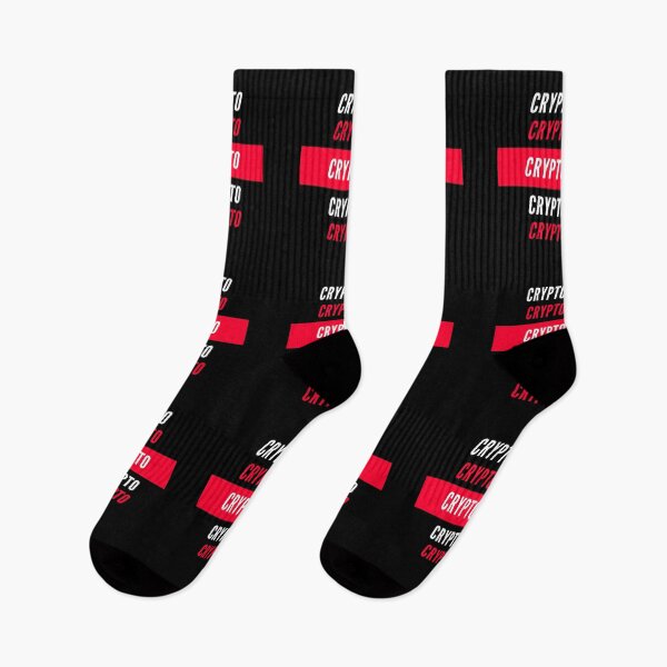 Item preview, Crypto classic simple red text Collector Crypto digital Cryptocurrency designed and sold by Bitcoin-Fashion.