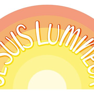 Aperçu de l'œuvre Je suis lumineux, affirmation positive Rayonnante de GrandirZen
