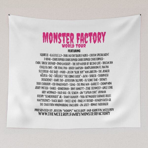 Item preview, Monster Factory World Tour - Black designed and sold by Maggielaura.