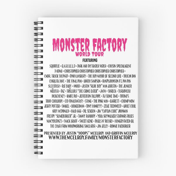 Item preview, Monster Factory World Tour - Black designed and sold by Maggielaura.