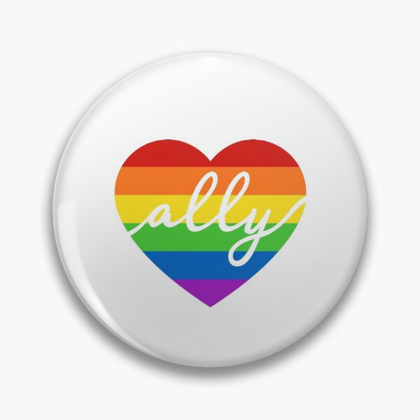 Item preview, Ally heart, LGBT heart, Pride heart designed and sold by arteehub.