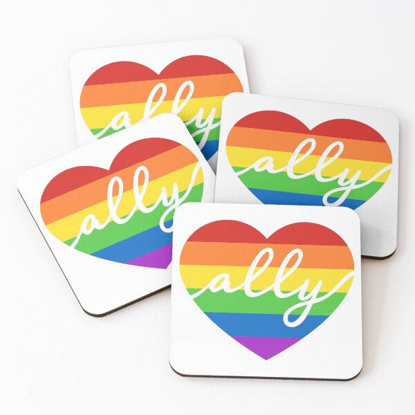 Item preview, Ally heart, LGBT heart, Pride heart designed and sold by arteehub.