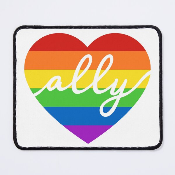 Item preview, Ally heart, LGBT heart, Pride heart designed and sold by arteehub.