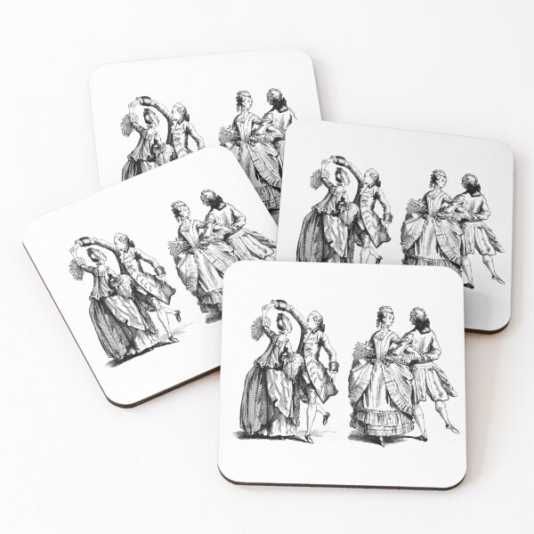 Item preview, Baroque Dancing Powdered Wig Mozart Lover designed and sold by Candlewood Museum & Gift Shoppe.