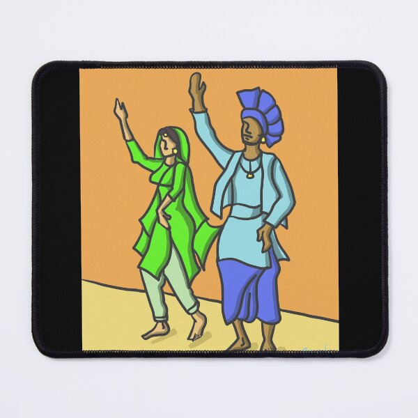 Item preview, Bhangra Couple Dance designed and sold by Sukhpal Grewal Ethnic Art.