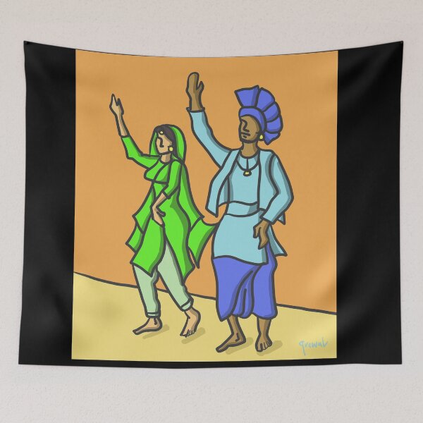 Item preview, Bhangra Couple Dance designed and sold by Sukhpal Grewal Ethnic Art.