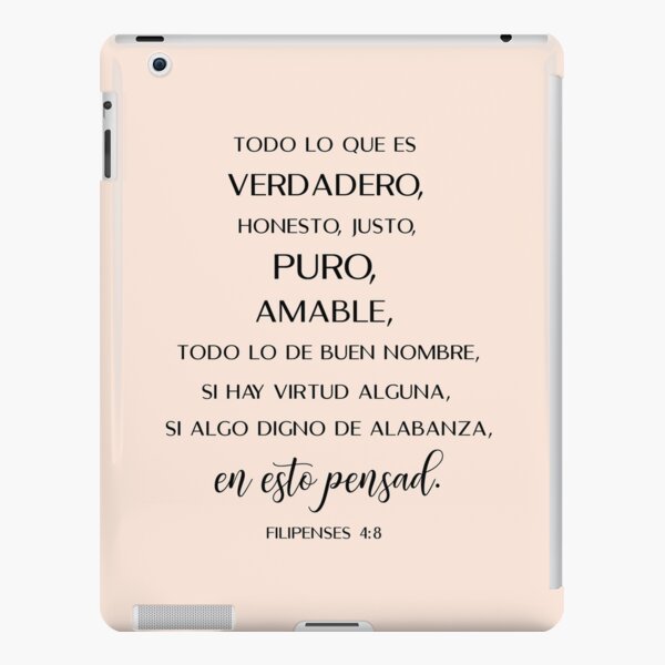 salmo 23, psalm 23 in spanish iPad Case & Skin for Sale by