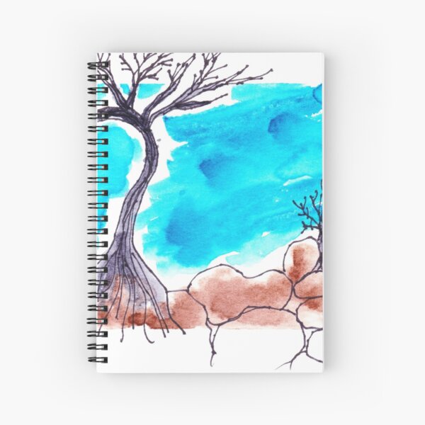 West Texas Treescape Spiral Notebook