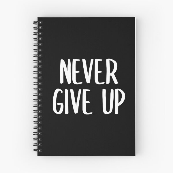 Item preview, Never Give Up! (White) designed and sold by FilipeFerreira.