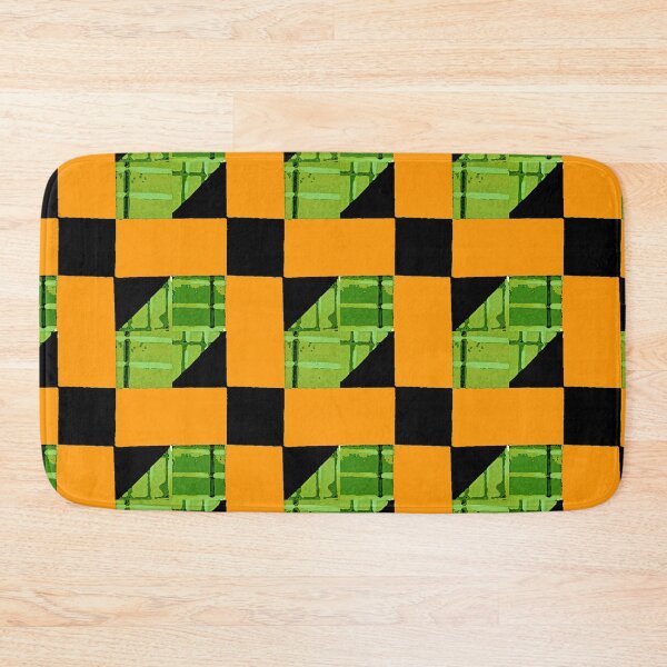 Item preview, Quilt Block Orange Green Hourglass  designed and sold by SillaHoekstra.