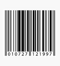 Barcode Fotodruck