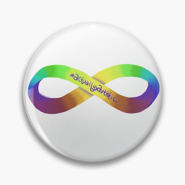 Item preview, #ActuallyAutistic designed and sold by Thriving Autist.