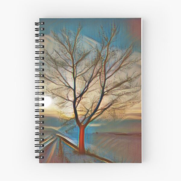 Item preview, Tree in winter at sunset, trees, nature, sky designed and sold by rhnaturestyles.