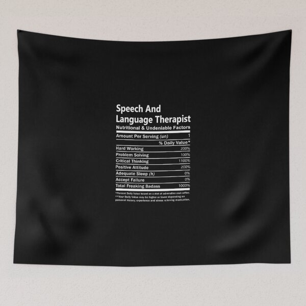 Item preview, Speech And Language Therapist T Shirt - Nutritional and Undeniable Factors Gift Item Tee designed and sold by oslandefren.