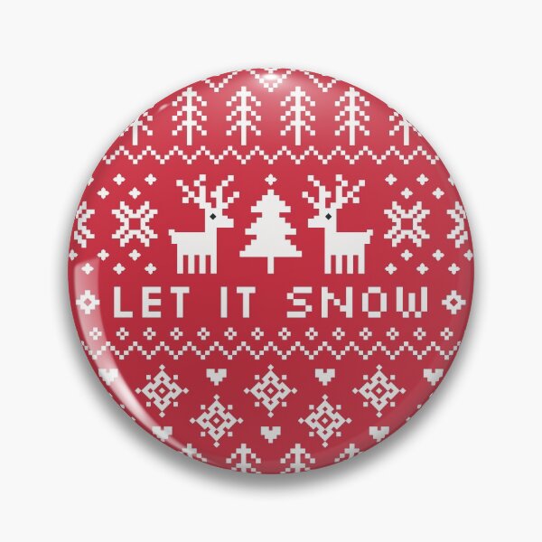 Item preview, Ugly Christmas Sweater - Let it Snow designed and sold by Daisy Beatrice.